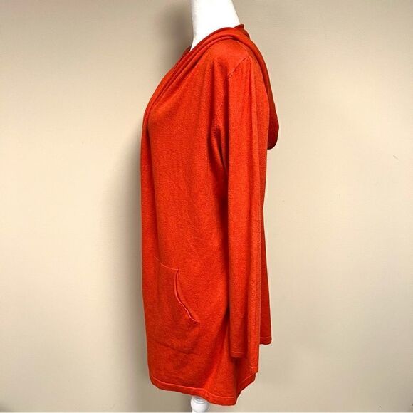👠Cyrus bright orange duster with pockets and hood XL - Picture 4 of 7